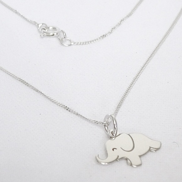 n e w | dainty silver elephant pendant necklace 🐘 - Picture 4 of 6